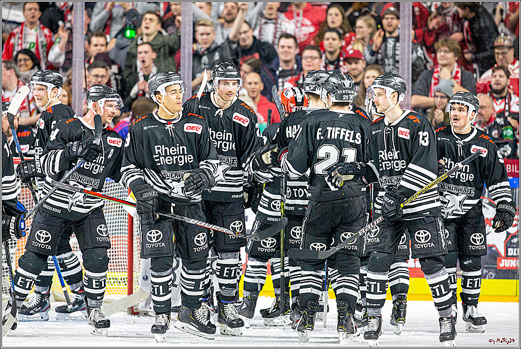 DEL; Koelner Haie - Krefeld Pinuguine; Koeln, 24.11.2019